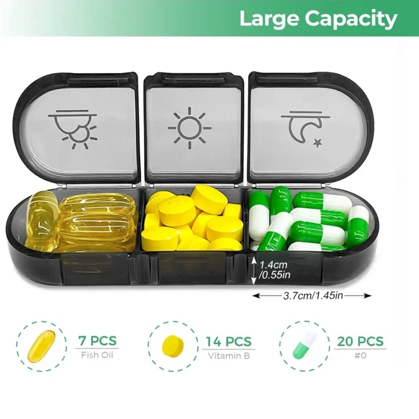 Weekly Pill Organizer 3 Times A Day oinn.com pill orga 5