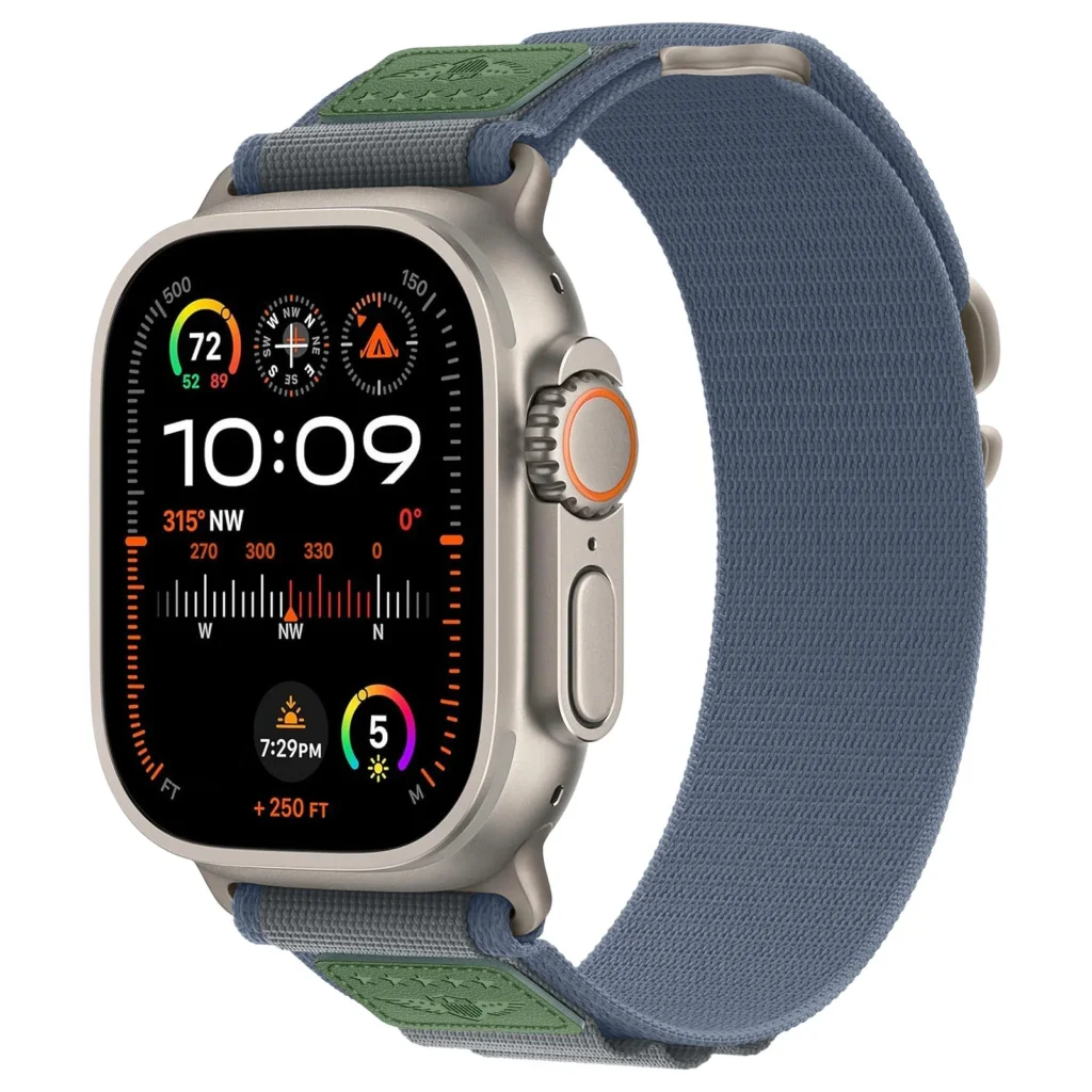 Apple Watch Nylon Alpine Loop Band | Ultra 1/2, Series 1–11, SE | Sizes 42–49mm