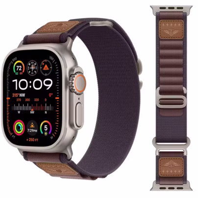 Apple Watch Nylon Alpine Loop Band | Ultra 1/2, Series 1–11, SE | Sizes 42–49mm - Image 8
