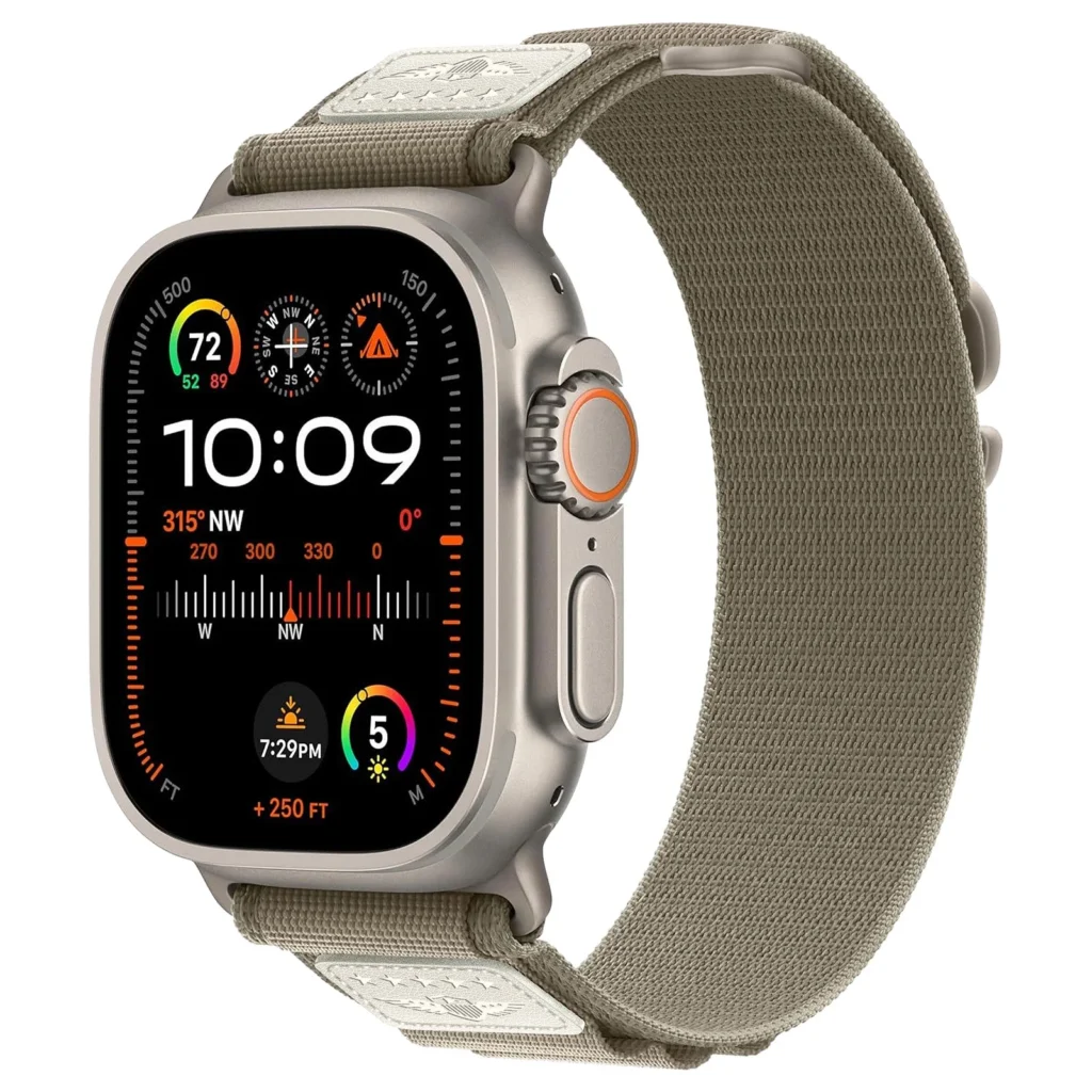 Apple Watch Nylon Alpine Loop Band | Ultra 1/2, Series 1–11, SE | Sizes 42–49mm