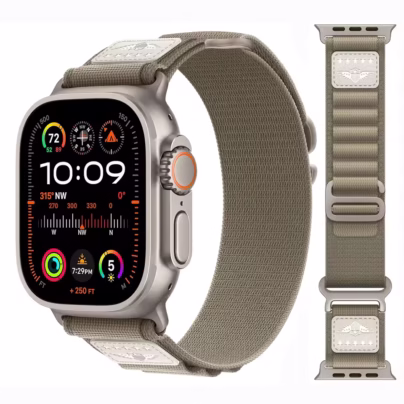 Apple Watch Nylon Alpine Loop Band | Ultra 1/2, Series 1–11, SE | Sizes 42–49mm - Image 14