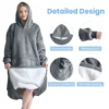 Oversized Sherpa Wearable Blanket Hoodie for Women – Good Nite Cozy Fluffle