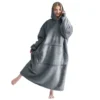 Oversized Sherpa Fluffle Wearable Blanket Hoodie for Adults – Ultra Warm fg